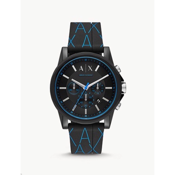 A|X MEN'S CHRONOGRAPH WATCH SILICONE STRAP AX1342 - Picture 5 of 14